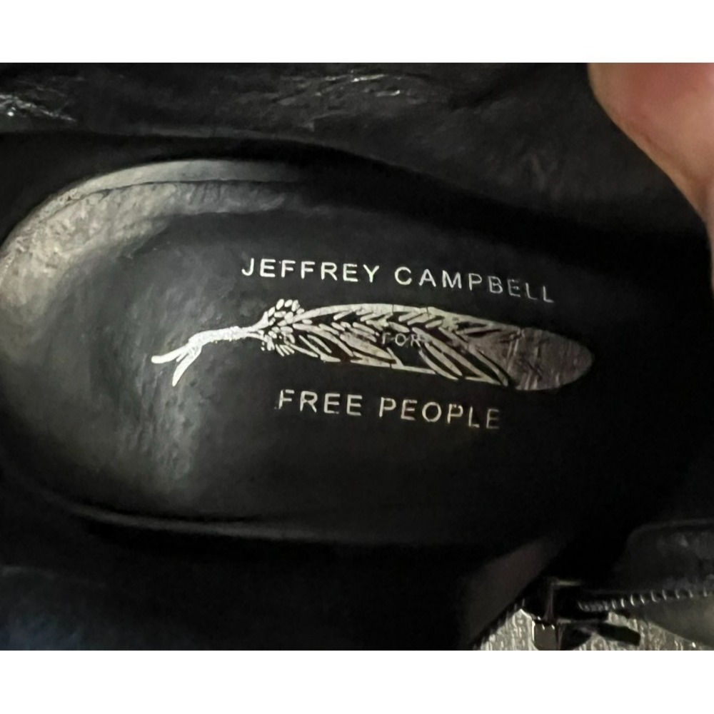Jeffrey Campbell Free People Palermo 4" Heel  Open Toe Lace Up Side Zip‎ SZ 8 - Picture 10 of 12